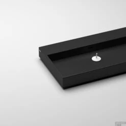 Wastafel Clou Wash Me 50x42x8 Cm Keramiek Mat Zwart -Duravit Verkoop wash me detail a2