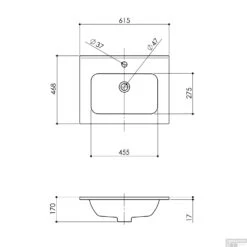 Wastafel Boss & Wessing Pakaru Met Overloop Glans Wit (ALLE MATEN) 12 Wastafel Boss & Wessing Pakaru Met Overloop Glans Wit (ALLE MATEN) -Duravit Verkoop wastafel bws pakaru was102637 tech 2
