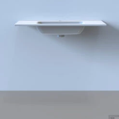 Wastafel Boss & Wessing Pakaru Met Overloop Glans Wit (ALLE MATEN) 10 Wastafel Boss & Wessing Pakaru Met Overloop Glans Wit (ALLE MATEN) -Duravit Verkoop wastafel bws pakaru was104601 detail 2