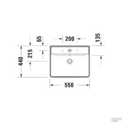 Wastafel Duravit D-Neo Met Overloop Kraanvlak 1 Kraangat 55 Cm Hoogglans Wit -Duravit Verkoop wastafel duravit d neo inbouw met overloop kraanvlak 1 kraangat 55 cm hoogglans wit tech