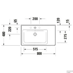 Wastafel Duravit D-Neo WonderGliss Rand Overloop Kraanvlak 1 Kraangat 80 Cm Hoogglans Wit Wasbak Links -Duravit Verkoop wastafel duravit d neo wondergliss rand overloop kraanvlak 1 kraangat 80 cm hoogglans wit links tech