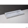 Wastafel Forzalaqua Bellezza Carrara Gepolijst 120,5x51,5x9 Cm 2 Kraangaten