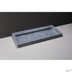 Wastafel Forzalaqua Bellezza Cloudy Marmer Gezoet 1 Kraangat 100,5x51,5x9 Cm