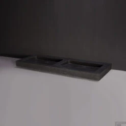 Wastafel Forzalaqua Oslo Hardsteen Gezoet Zonder Kraangat 140,5x51,5x9,5 Cm