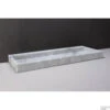 Wastafel Forzalaqua Palermo Carrara Gepolijst 100,5x51,5x9 Cm 2 Kraangaten