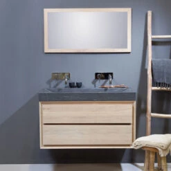 Wastafel Forzalaqua Stockholm Hardsteen Gezoet Met Kraangat 60x40x9 Cm -Duravit Verkoop wastafel forzalaqua stockholm hardsteen gezoet met kraangat 60x40x9 cm sfeer5