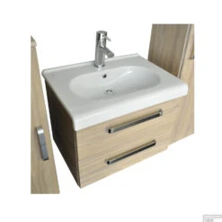 Wastafel Sanicare Q9 Inclusief Kraangat En Overloop 65x47 Cm Keramisch Wit (exclusief Meubel) -Duravit Verkoop wastafel sanicare q9 inclusief kraangat en overloop 65x47cm detail2