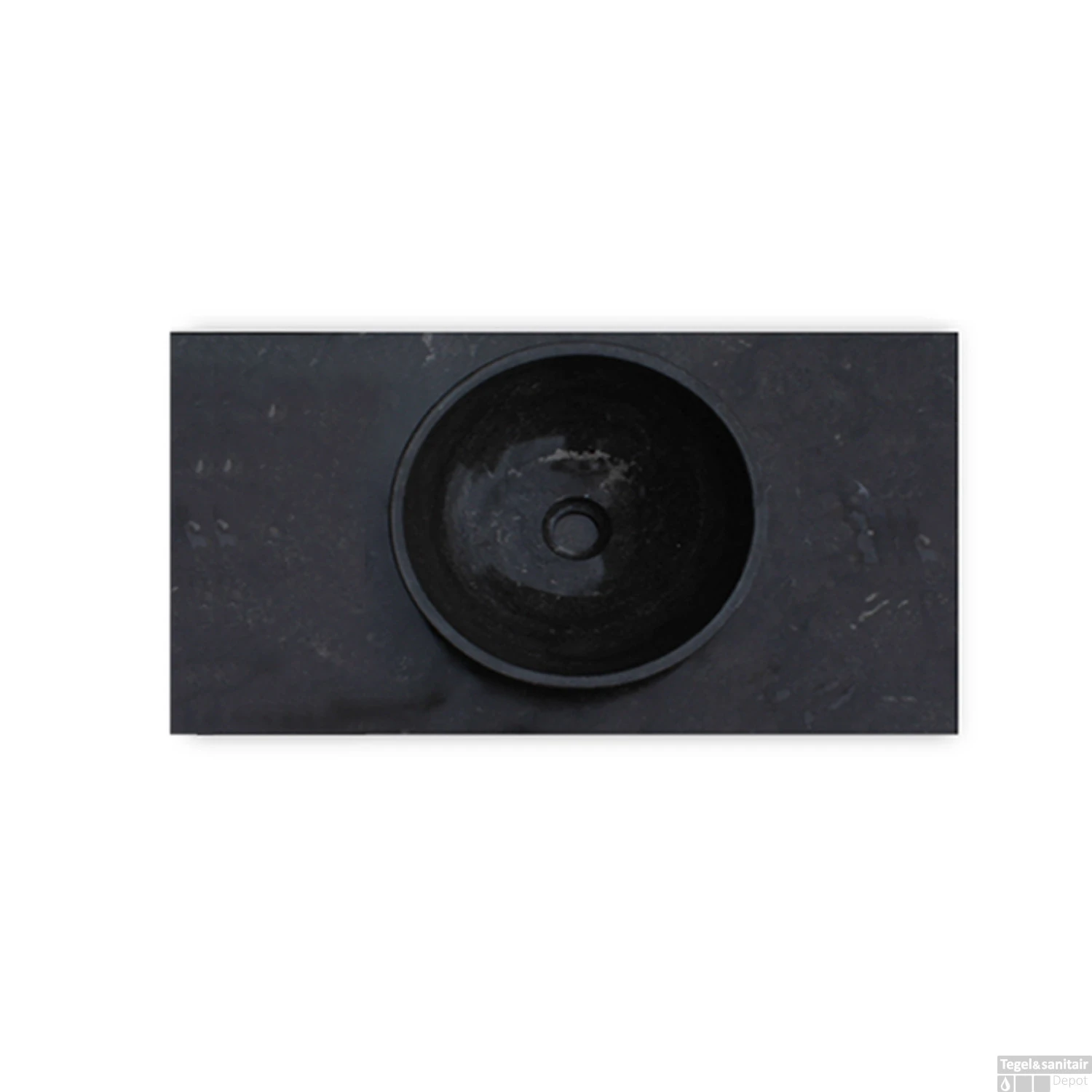 Wastafel Sanilux Trend Dynasty 100 Natuursteen 100x47x3 Cm 2 Wastafel Sanilux Trend Dynasty 100 Natuursteen 100x47x3 Cm - Afbeelding 2