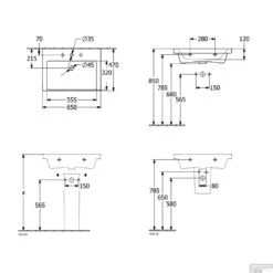 Wastafel Villeroy & Boch Subway 3.0 Met CeramicPlus 1 Kraangat Met Overloop 65x47x16.5 Cm Wit Alpin 13 Wastafel Villeroy & Boch Subway 3.0 Met CeramicPlus 1 Kraangat Met Overloop 65x47x16.5 Cm Wit Alpin -Duravit Verkoop wastafel villeroy boch subway 3.0 65x47x16.5 cm wit alpin tech 4