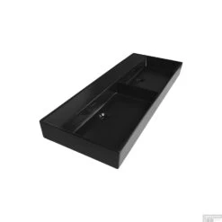 Wastafelblad Exclusive Line 120-2 Legend 2 Kraangaten Mat Zwart