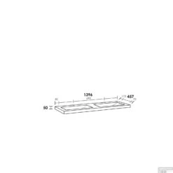 Wastafelblad Exclusive Line 140-2 Natuursteen Corestone 0 Kraangaten 5 Wastafelblad Exclusive Line 140-2 Natuursteen Corestone 0 Kraangaten -Duravit Verkoop wastafelblad exclusive line 140 2 natuursteen corestone tech
