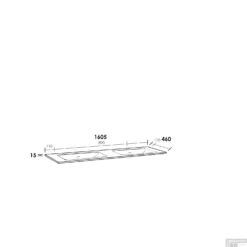 Wastafelblad Exclusive Line 160-2 Furiosa Glanzend 0 Kraangaten -Duravit Verkoop wastafelblad exclusive line 160 2 furiosa tech 1