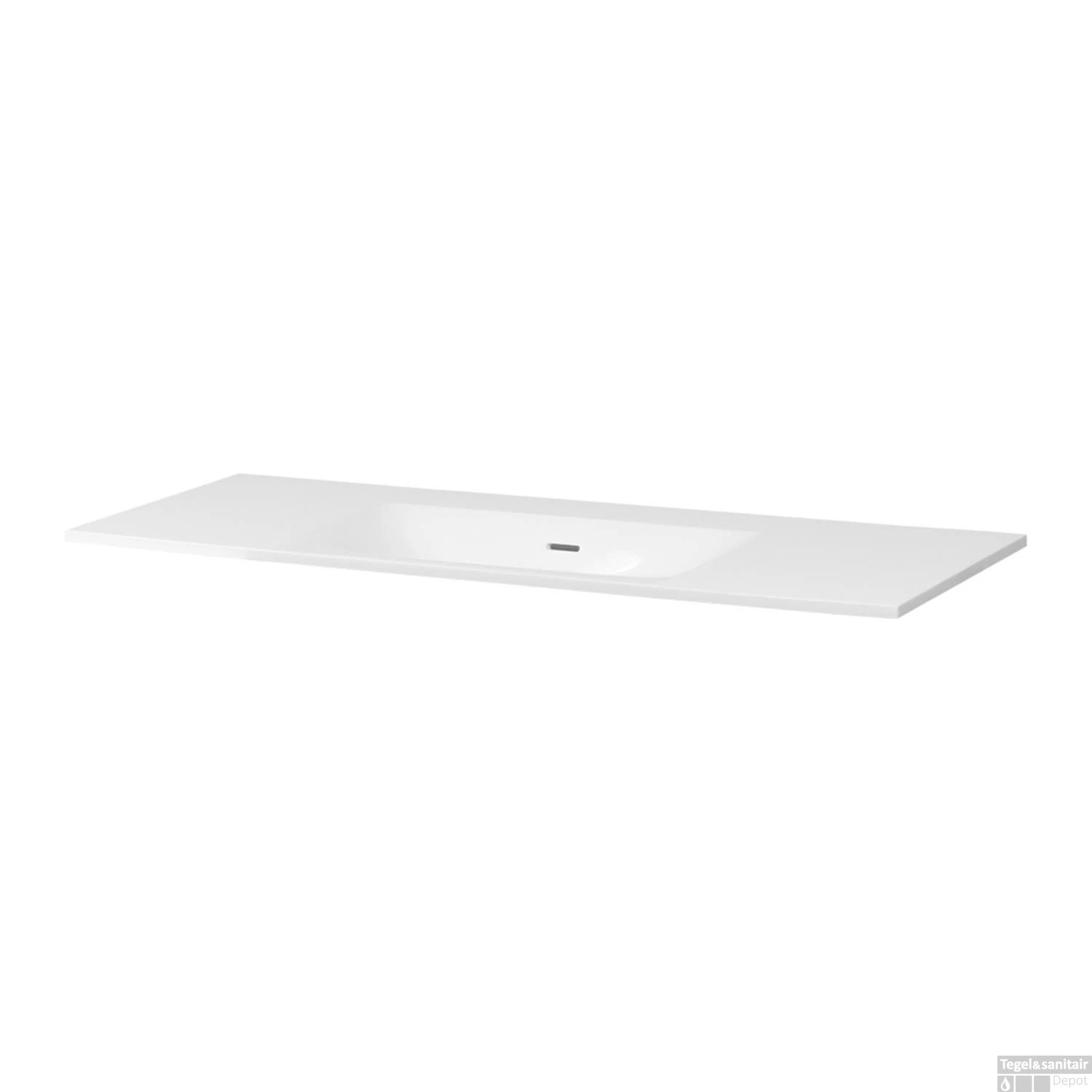 Wastafelblad Furiosa Glanzend 120-1 1 Kraangat 2 Wastafelblad Furiosa Glanzend 120-1 1 Kraangat - Afbeelding 2