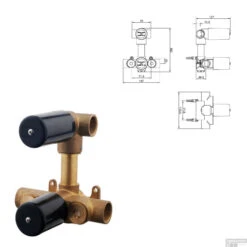 Wiesbaden Regendouche Inbouw | Caral | Rechthoek Met Muuruitloop | Inbouw | RVS (incl.inbouwdelen) -Duravit Verkoop wiesbaden inbouw regendouche set 08 caral rechthoek muuruitloop rvs 4