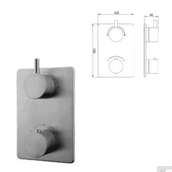 Wiesbaden Inbouw Regendouche Set 09 Caral Rechthoek Plafonduitloop RVS -Duravit Verkoop wiesbaden inbouw regendouche set 09 caral rechthoek plafonduitloop rvs 3