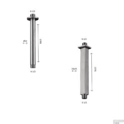 Wiesbaden Inbouw Regendouche Set 09 Caral Rechthoek Plafonduitloop RVS -Duravit Verkoop wiesbaden inbouw regendouche set 09 caral rechthoek plafonduitloop rvs 5