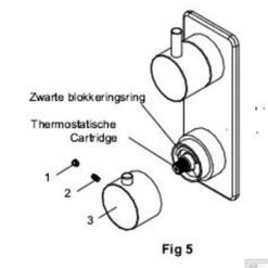 Douchethermostaatkraan Inbouw Rombo 2-Wegs Vierkant Chroom -Duravit Verkoop wiesbaden rombo inb 2 wegs douchethermost vierk chroom 4
