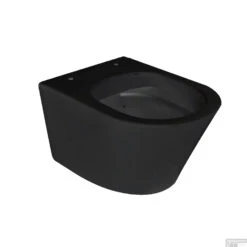 Geberit UP320 Toiletset Set45 Wiesbaden Vesta Rimless Mat Zwart Met Matzwarte Drukplaat -Duravit Verkoop wiesbaden vesta rimless mat zwart 32.3419 1 7